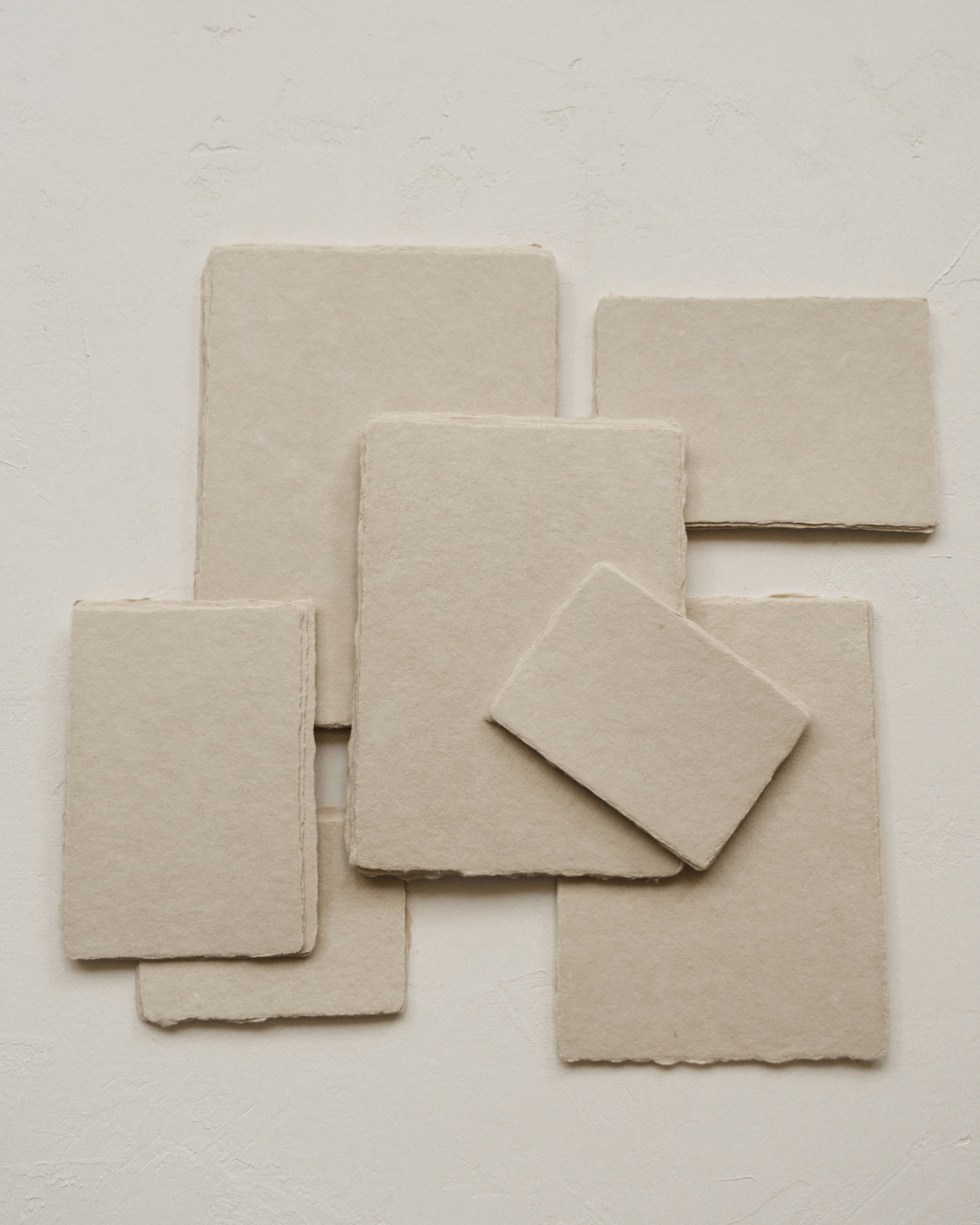 Beige Script Paper Beige | Handmade Paper – Softly Studio