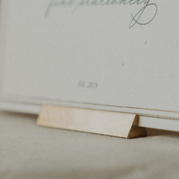 Brass Card Stand